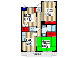 サンライズマンションの物件間取画像